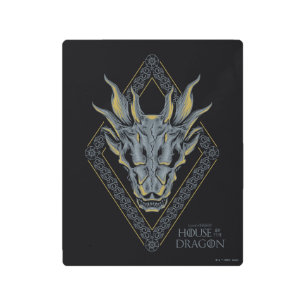 ドラゴンの家  バレリオンスカルダイヤモンドクレスト メタルプリント