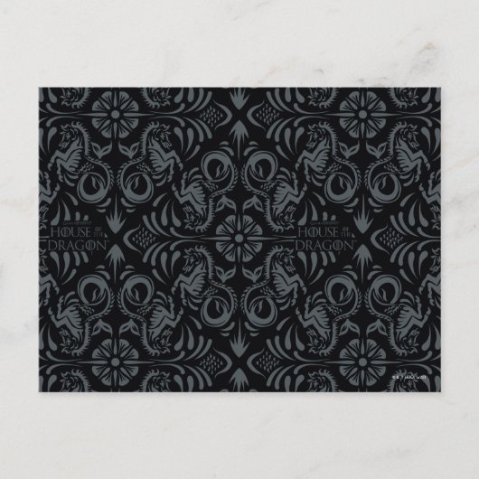 ドラゴンの家 |ベラリオンダイヤモンドパターン ポストカード (正面)