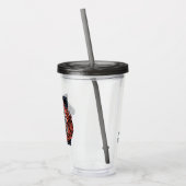 ドラゴンの家 炎のドラゴンプロフィール アクリルタンブラー (左)