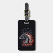 ドラゴンの家 炎のドラゴンプロフィール ラゲッジタグ (正面縦)