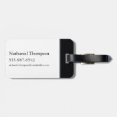 ドラゴンの家 炎のドラゴンプロフィール ラゲッジタグ (裏面横)