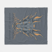 ドラゴンの家 | Balerion Candle祭壇 フリースブランケット (正面(横))