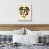 ドラゴンの家 | Dragon Shield キャンバスプリント (インサイチュ (寝室))