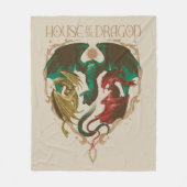 ドラゴンの家 | Dragon Shield フリースブランケット (正面)