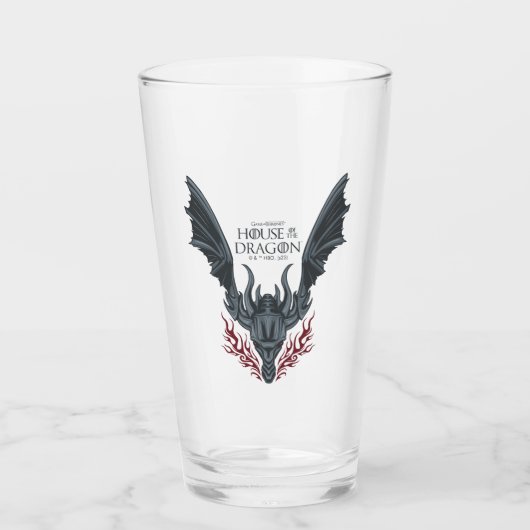 ドラゴンの家 | Fire-Brewing Dragon Head タンブラーグラス (正面)