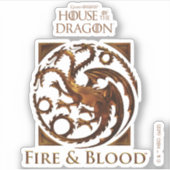 ドラゴンの家 | House Targaryen Sigil シール (正面)