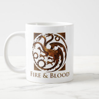 ドラゴンの家 | House Targaryen Sigil ジャンボコーヒーマグカップ