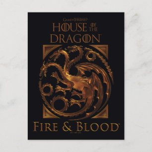 ドラゴンの家 House Targaryen Sigil ポストカード