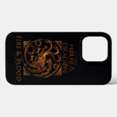 ドラゴンの家 | House Targaryen Sigil Case-Mate iPhoneケース (裏面 (横))