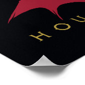 ドラゴンの家 | Red Dragon Graphic ポスター (角)