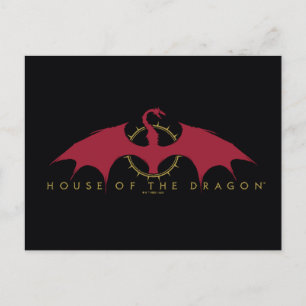 ドラゴンの家 Red Dragon Graphic ポストカード