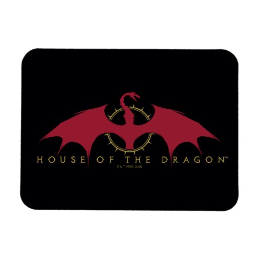 ドラゴンの家 | Red Dragon Graphic マグネット (横)
