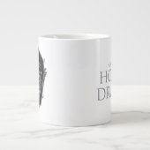 ドラゴンの家 | Silver Dragon Crest ジャンボコーヒーマグカップ (正面)