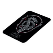 ドラゴンの家 | Silver Dragon Crest マグネット (左側)