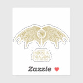 ドラゴンの家 | Winged Targaryen Crest シール (シート)