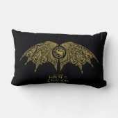 ドラゴンの家 | Winged Targaryen Crest ランバークッション (裏面)