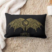 ドラゴンの家 | Winged Targaryen Crest ランバークッション (ブランケット)