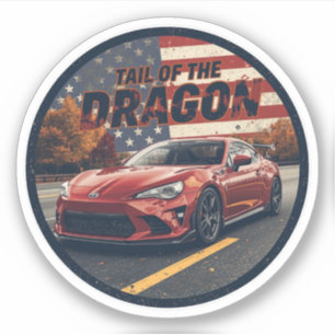 ドラゴンの尾根ディールズギャップスポーツカーロードトリップ シール