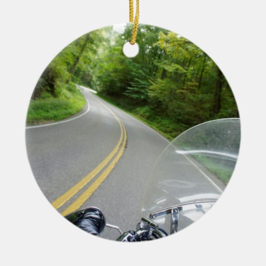 ドラゴンの尾 セラミックオーナメント (正面)