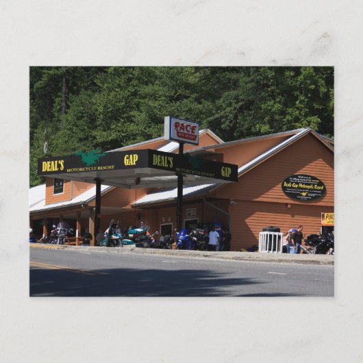 ドラゴンの尾、US129、11マイル、318曲線 ポストカード (正面)