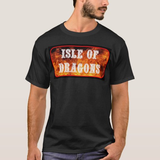 ドラゴンの島のTシャツ Tシャツ (正面)