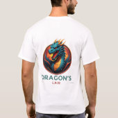 ドラゴンの巣窟 Tシャツ (裏面)