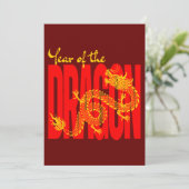 ドラゴンの年の赤金 招待状 (スタンド正面)