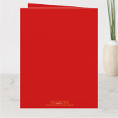 ドラゴンの年 - 大きな中国の新年カード カード (裏面)