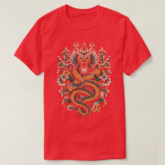 ドラゴンの年 Tシャツ (デザイン正面)