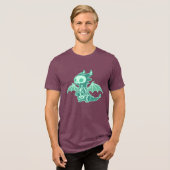 ドラゴンの幽霊 トライブレンドＴシャツ (正面全面)