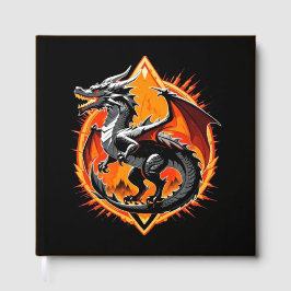 ドラゴンの怒り：サムライが目覚める/ヴィンテージアート ゲストブック