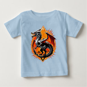 ドラゴンの怒り：サムライが目覚める/ヴィンテージアート ベビーTシャツ