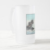 ドラゴンの怒り　富士山を舞台とした海戦 フロストグラスビールジョッキ (正面左)