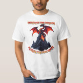 ドラゴンの怒り Tシャツ (正面)