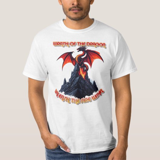 ドラゴンの怒り Tシャツ (正面)