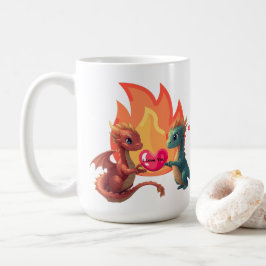 ドラゴンの愛マグ コーヒーマグカップ