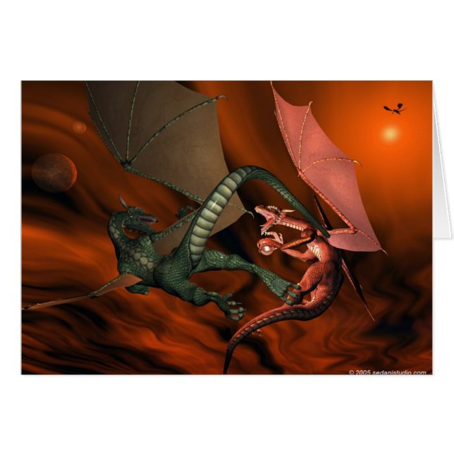 ドラゴンの戦い (正面横)