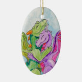 ドラゴンの抱擁 セラミックオーナメント (右)