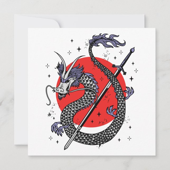 ドラゴンの挑戦：アート威厳のある中国の作品 (正面)