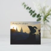 ドラゴンの挨拶 ポストカード (スタンド正面)