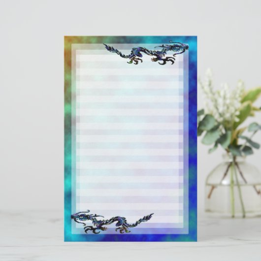 ドラゴンの操業 便箋 (スタンド正面)