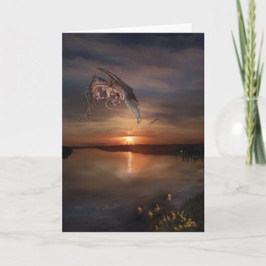 ドラゴンの日没 カード (正面)