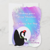 ドラゴンの月の休日(カラフルな霞) シーズンカード (裏面)