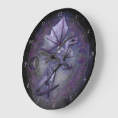 ドラゴンの月 ラージ壁時計 (傾斜)