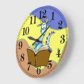 ドラゴンの柱時計 ラージ壁時計 (傾斜)