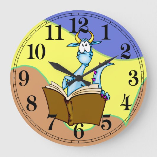 ドラゴンの柱時計 ラージ壁時計 (正面)