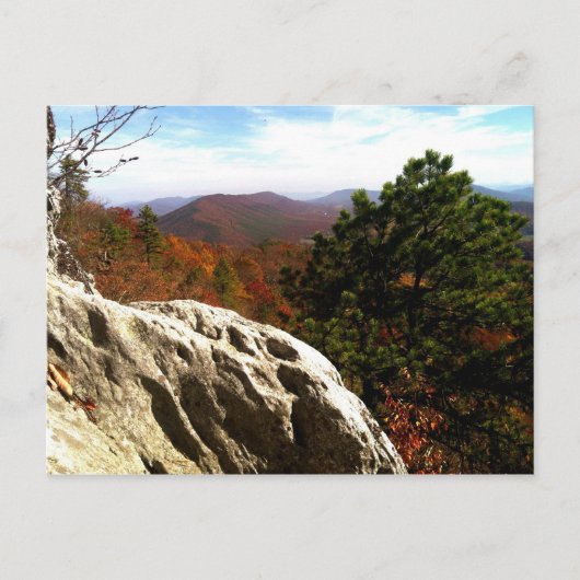 ドラゴンの歯からの秋の眺め ポストカード (正面)
