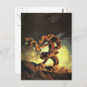 ドラゴンの歯を播種するカドマス、マックスフィールドパリ ポストカード (正面/裏面)