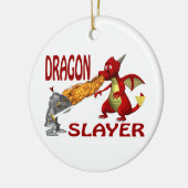 ドラゴンの殺害者 セラミックオーナメント (左)
