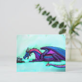 ドラゴンの母 ハガキ ポストカード (スタンド正面)